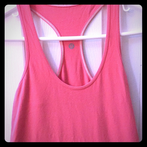 lululemon athletica Tops - Pink Lulu Lemon Racerback athletic tank (medium)
